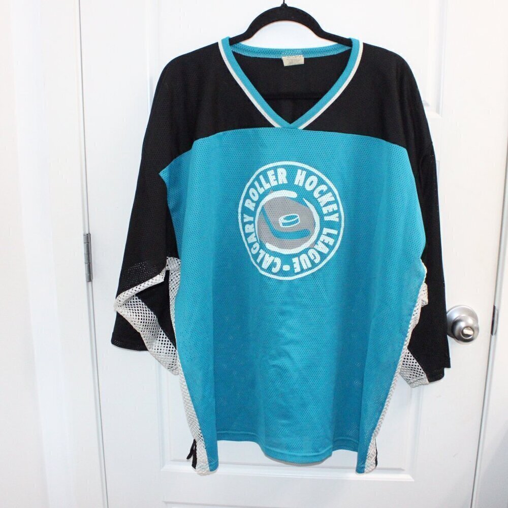 Vintage Calgary Roller Hockey League Jersey Size XXL